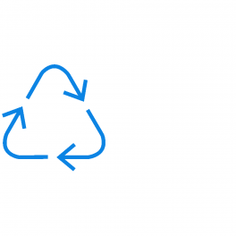 Icon 100 % recyclebar