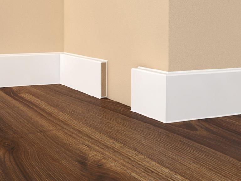 Kernsockelleiste für alle Bodenbelagsarten