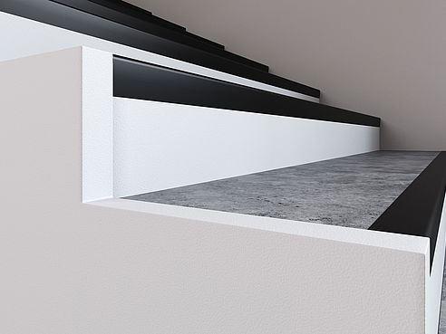 Treppenkante für Bodenbeläge PVC, CV und Linoleum